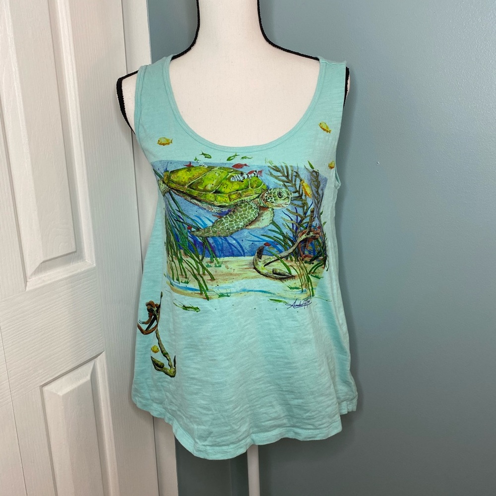 Art & Sol Sea Turtle Tank Top